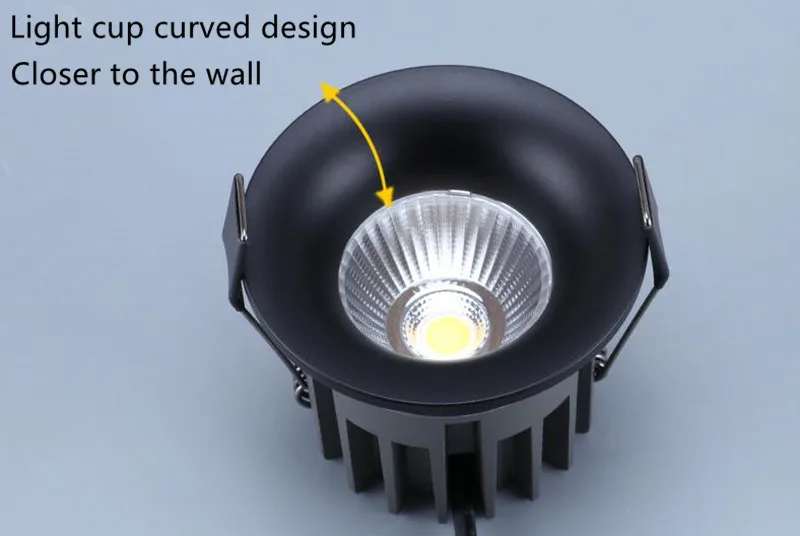 Dimmable recesse round LED Downlights COB Ceiling lamp Spot Lights 7W 9W 12W LED Light led panel light Indoor Lighting