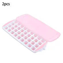 Лотки для льда с крышкой 2 упаковки пищевой силиконовый лоток для льда