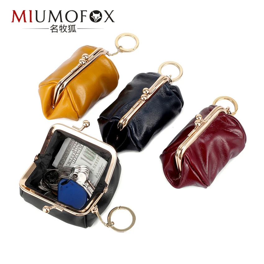 Mini Wallet Women Coin Purse Simple Pull Ring Coins Purses Fashion Genuine Leather Small Wallets Exquisite Portable Zipper Purse Coin Purses Aliexpress