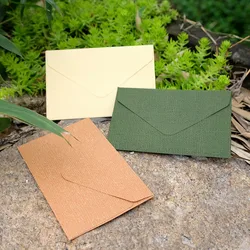 Enveloppes en papier fenêtre grand triangle, 100 pièces, Vintage, pour carte de visite, Invitation, livraison gratuite 