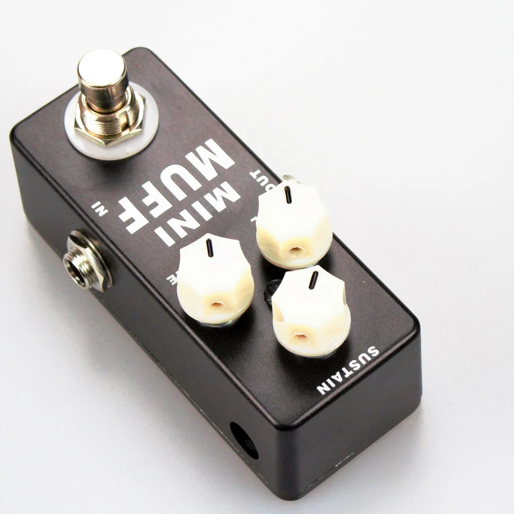 MOSKY MINI MUFF01 Fuzz гитарный эффект педали гармонических искажений/Sustainer педаль True Bypass полностью металлический корпус аксессуары для гитары