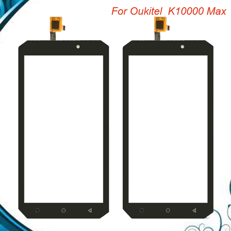 

For Oukitel K10000 MAX Touch Screen Glass Digitizer Glass Panel Touch Replacement For K10000 MAX TouchScreen