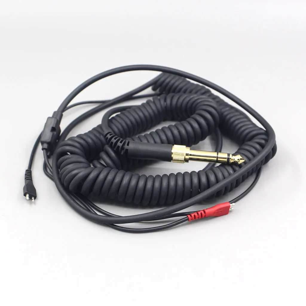 LN005863 200pcs Sennheiser HD25 HD 25-1 HD25-1 II HD25-13 용 오리지널 유연한 스프링 헤드폰 이어폰 케이블 HD25-C
