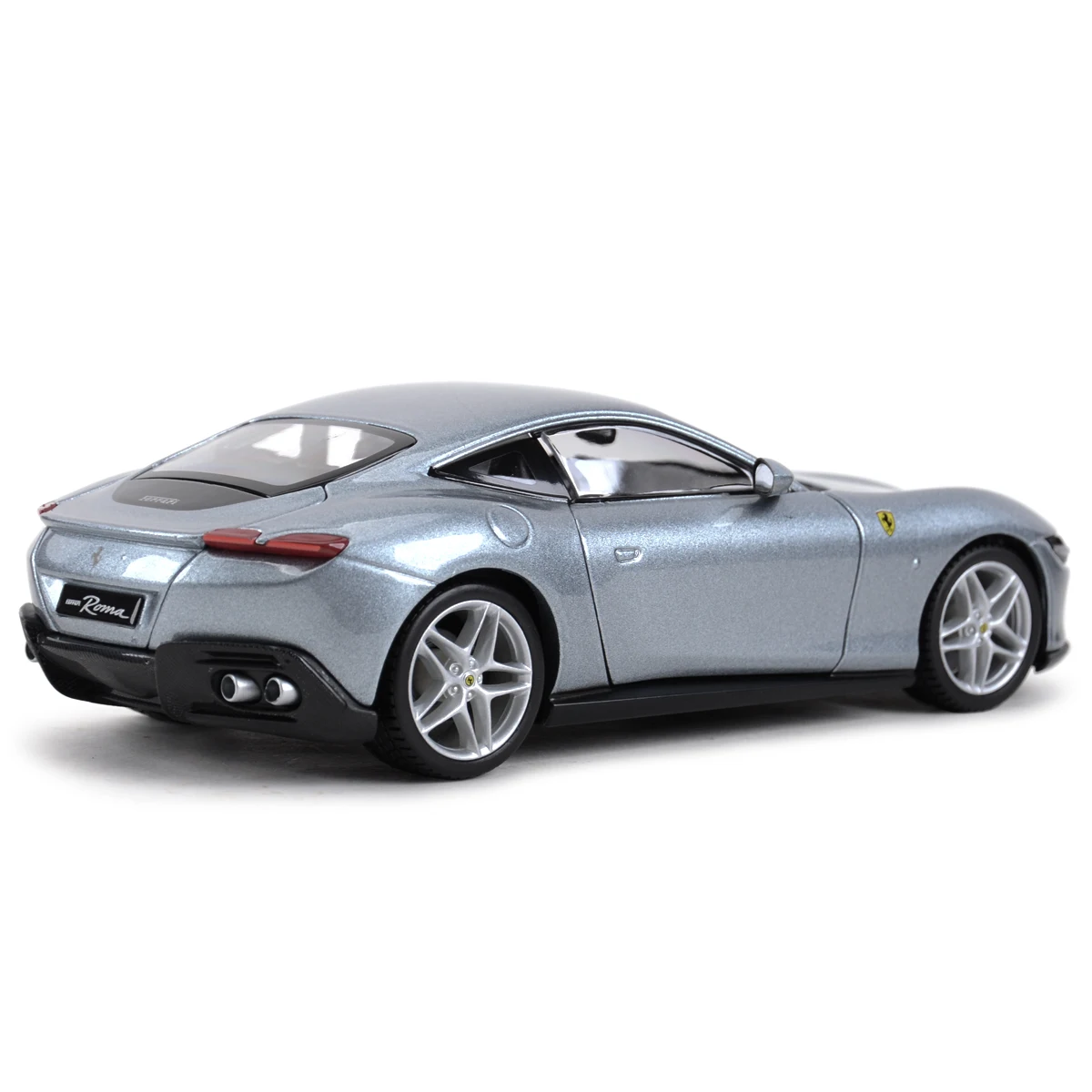 Bburago 1:24 Ferrari Roma Grey Sports Car Static Die Cast Vehicles Collectible Model Car Toys 3