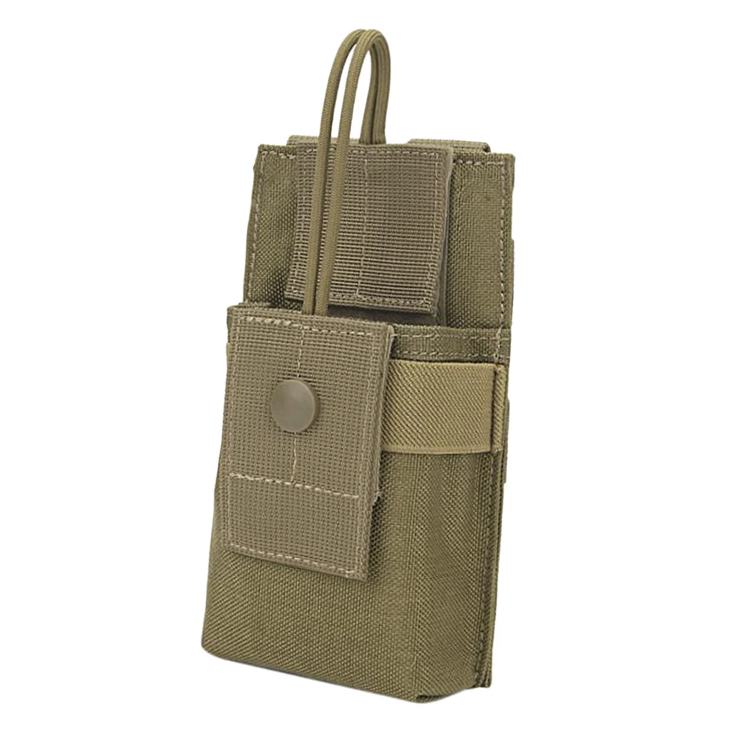 Outdoor Multi-Function Phone Walkie-Talkie Pouch Accessories Bag for Hiking Fishing Climbing Mountaineering