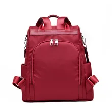 Новые летние Стиль рюкзак Для женщин однотонные Цвет большой Размеры школьный рюкзак анти-кражи простой рюкзак адаптируемые под требования заказчика
