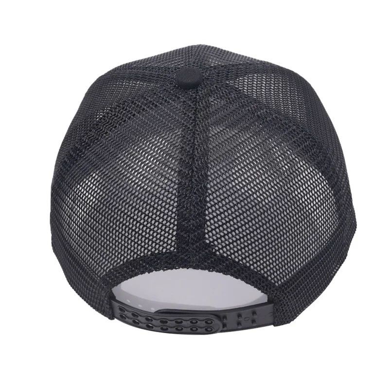 WZCX Transparent Brim Breathable Baseball Cap Hollow Out Shading Summer Unisex Adjustable Outdoor Trucker Cap Men Dad Hat 2