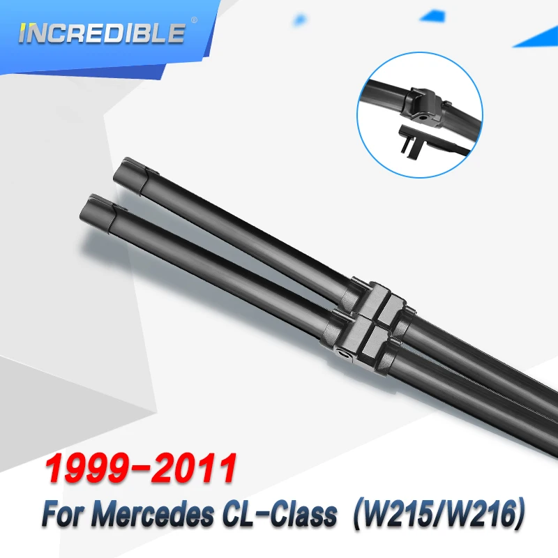 Невероятный стеклоочистителей для Mercedes Benz CL класса W215 W216 Fit боковые штыревые рукоятки модели CL 500 600 55-63 65 AMG 4matic