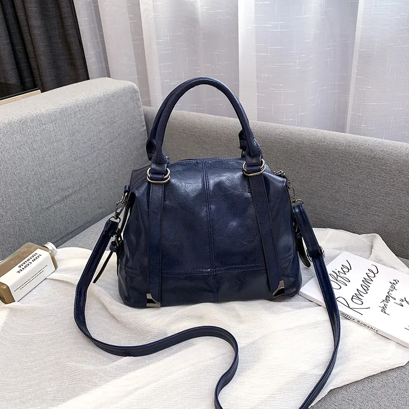 

Autumn and Winter New One-shoulder Messenger Handbag Ladies PU Handbags Fashion Simple Handbags