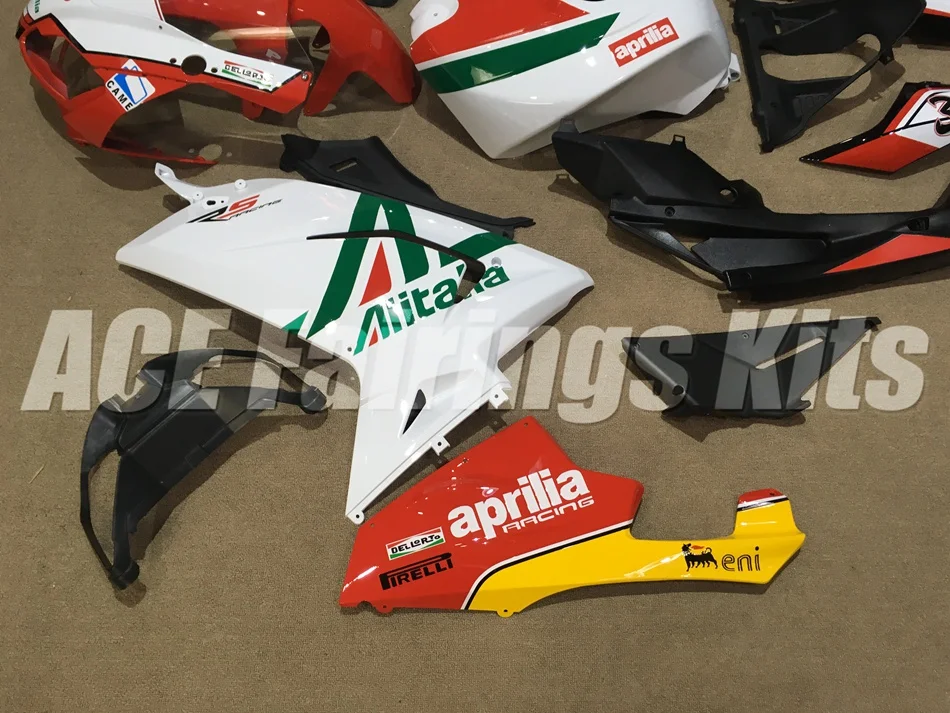 Топ литья под давлением обтекатель комплект подходит для Aprilia RS125 06 07 08 09 10 11 RS4 RSV 125 2006 2009 2011 Обтекатели набор на заказ 3 Лидер продаж