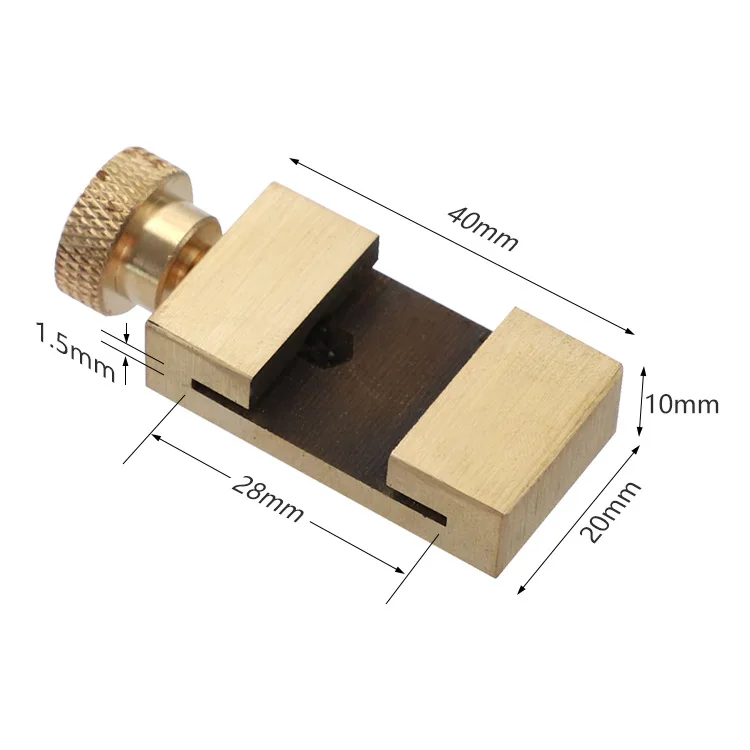 Esenlong Brass Ruler Locating Block Woodworking Marking Locator Esenlong Brass Ruler Locating Block Woodworking Marking Locator