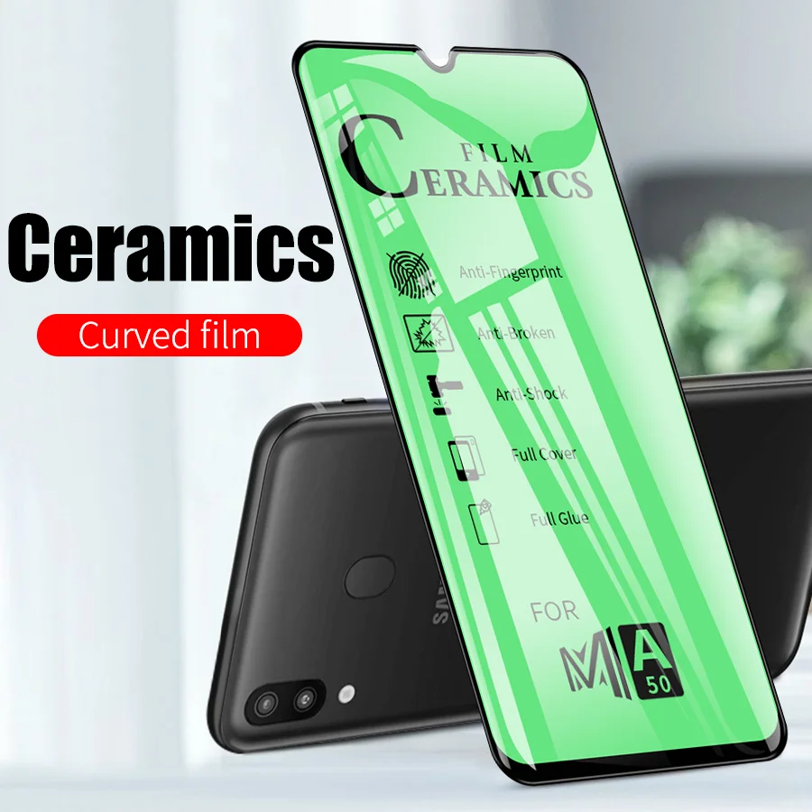 Soft Ceramic Tempered Glass for Huawei Honor Play 3 3E 7C 7A 8C 8 9 10 20S V20 9X Lite Pro Full Cover Screen protector Film afbeelding