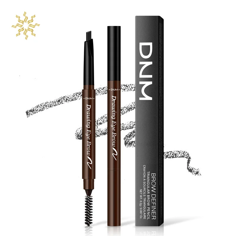 

Dual-head Dual-use EyeBrow Pencil Cosmetics Makeup Tint Natural Long-lasting Eyebrow Waterproof Sweat-proof Beginner