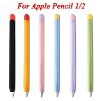 

For Apple Pencil 2 1st 2nd Case Pencil case For Tablet Touch Stylus Pen Protective Cover Pouch Portable Soft Silicone Case