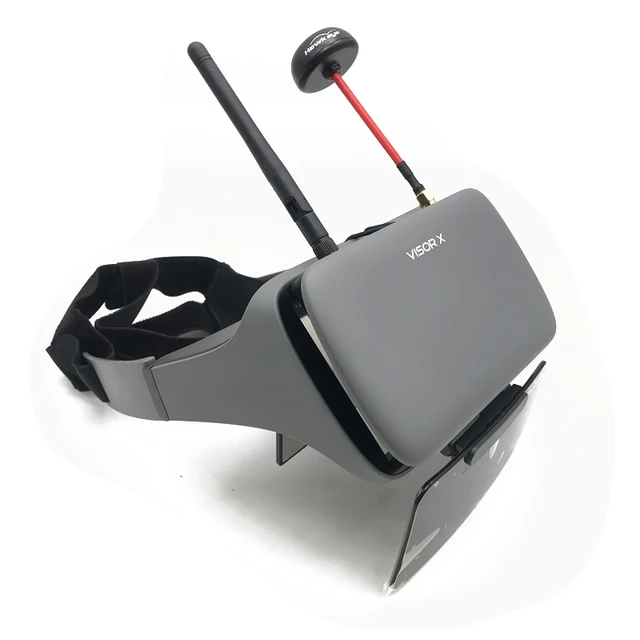 NEW Hawkeye Little Pilot VR 5 Inches True FPV 5.8G Dual Receiver Foldable Goggles for RC Drone - AliExpress