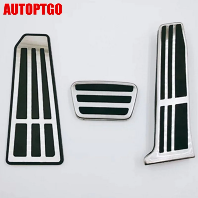 Car Styling Accelerator/Gas Brake Foot Rest Pedal Pad Cover Kit For