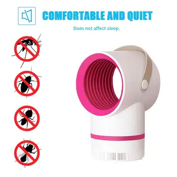 

Portable New Led Mosquito Killer Lamp Light Electric USB Insect Killer Bug Zapper Repellent Anti Efficient Mosquito Killer