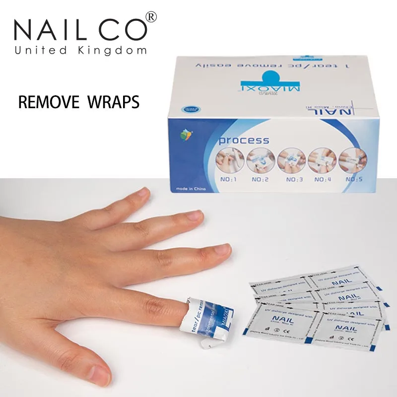 NAILCO 200 шт. отмачиваемый Гель лак для удаления мешков новый зимний маникюрный