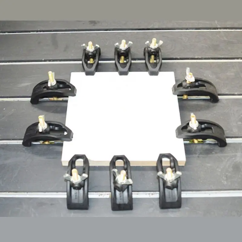 5pcs 85mm Bow Plate Sets Pressure Plate Clamp Fixture For T-slot Working Table woodtech multi boring machine