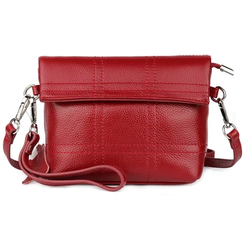 

2020 Genuine Leather Bag Messenger Bag Luxury Cross Body Bag Car Keys Bag Pouch Wallet