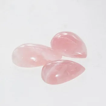 

Natural Madagascar Rose Crystal Quartz Point Pendant Femme 2019 Pink Polish Stone water drop pendant for woman jewelry making