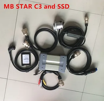 

12V/24V MB Star C3 Full Set Auto Diagnostic tool X-try STAR C3 Mutiplexer Pro with SSD 2014.12V Software WIN XP