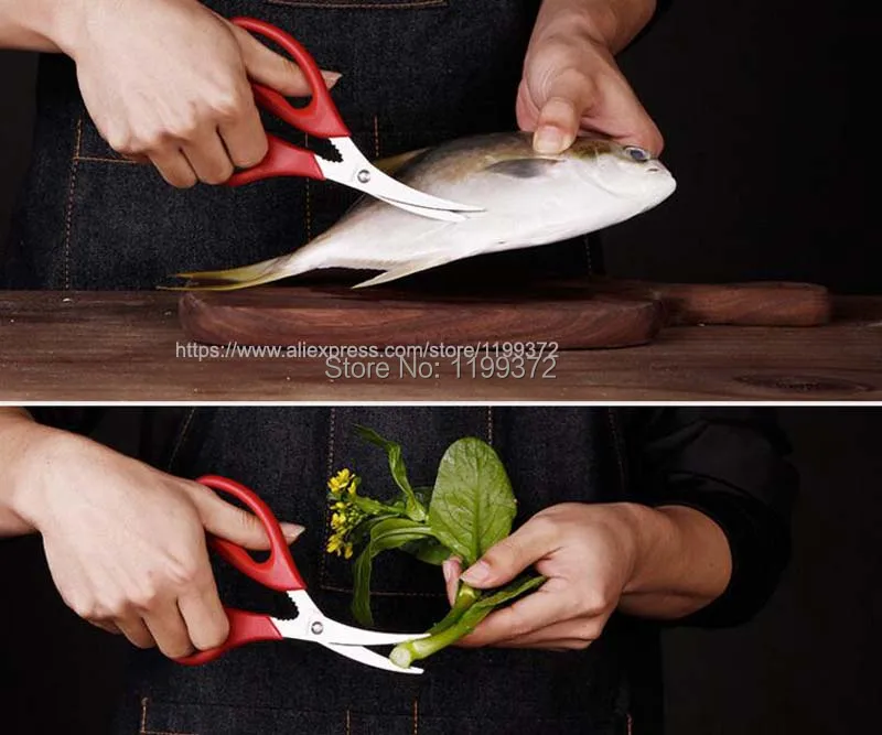 50pcs Popular Lobster Shrimp Crab Seafood Scissors Shears Snip Shells Fish Scissor Kitchen Tool
