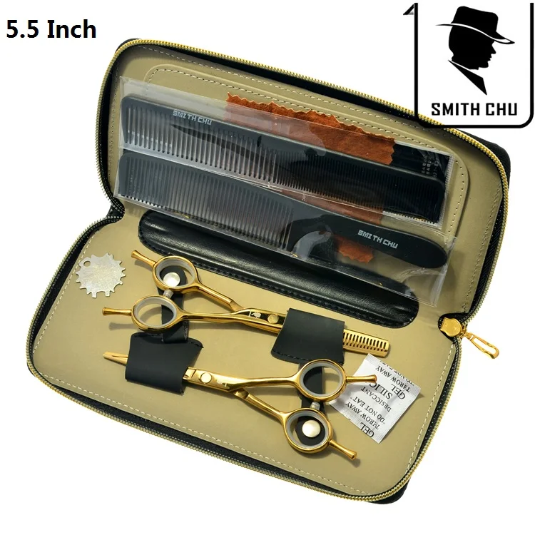 Smith Chu 5," ножницы для волос для парикмахерских салонов парикмахерские резка и истончение подходящие ножницы сакура шаблон машинка для стрижки волос LZS0101