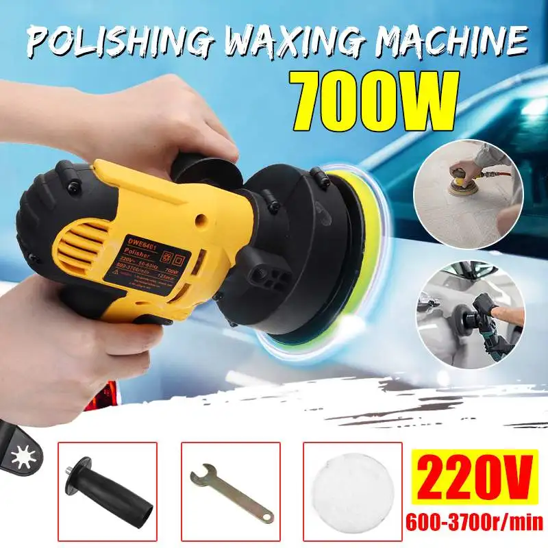 

700W 3700rpm Adjustable Speed Electric Car Polisher Waxing Machine Auto Polishing Machine Sanding Waxing Tools Car Accessories