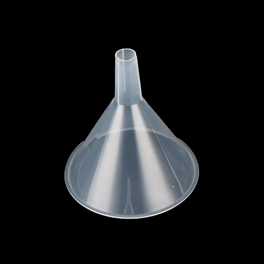 Plastic filter funnel plastic small funnels perfume liquid essential oil filling empty bottle packing tool laboratory supplies 10 Pcs