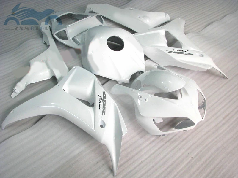 Индивидуальная впрыска обтекателя комплект Подходит для Honda CBR 1000RR 2006 2007 CBR1000RR 06 07 Белый АБС пластмасса обтекателя наборы частей XY08