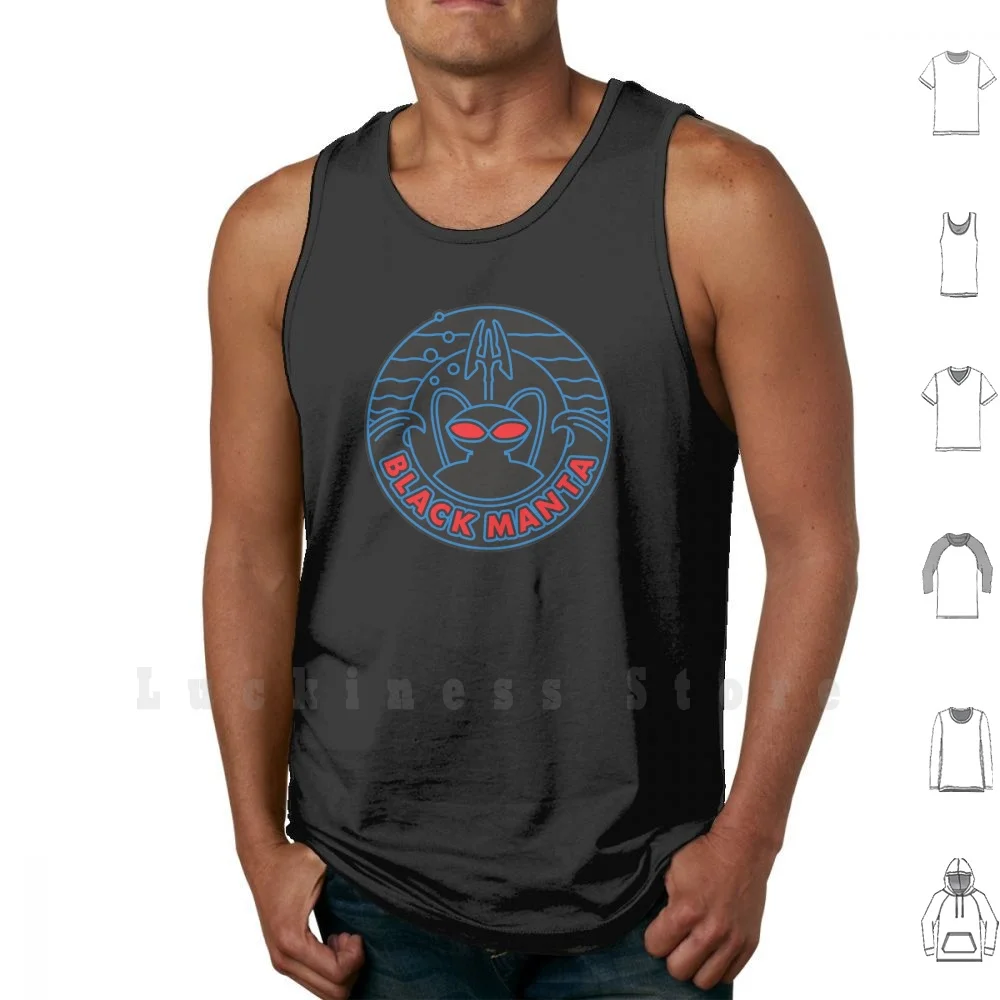 Deep Sea David Canotte Gilet Senza Maniche Black Manta Black Manta Aquaman Aquaman Movie Comics Comics