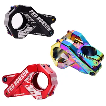 

Honsun PRO MTB Bicycle Stem 050 mm Road 28.6 * 31.8 mm Aluminum Alloy CNC High Strength X C AM Bike Accessories 185g