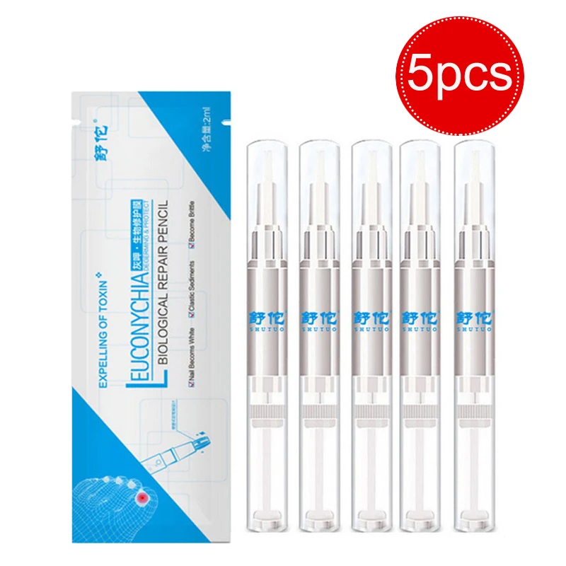 

3/5pcs/set 2ml Nail Treatment From Fungus Feet Hand Disinfection Nail Fungal Treatment Oil Pen Manicure Treatment Tools