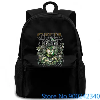 

Greta Van Fleet Black for Better women men backpack laptop travel school adult student