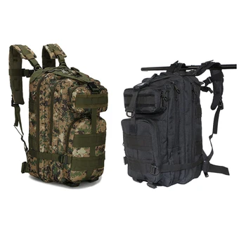 

INDEPMAN Waterproof Nylon 3P Backpack Daypacks Men Molle Outdoor Sports Rucksack for Hiking Camping Trekking