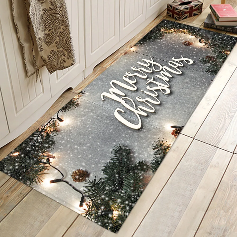 Домашний Текстильный коврик рождественские коврики коврик для двери tapis cuisine alfombra cocina напольный коврик felpudo de la стабилизатор деурмат zerbino