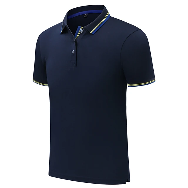 Oxford Blue Мужская рубашка для гольфа, дышащая быстросохнущая спортивная одежда с коротким рукавом, одежда для гольфа, одежда для гольфа для мужчин - Цвет: Oxford Blue