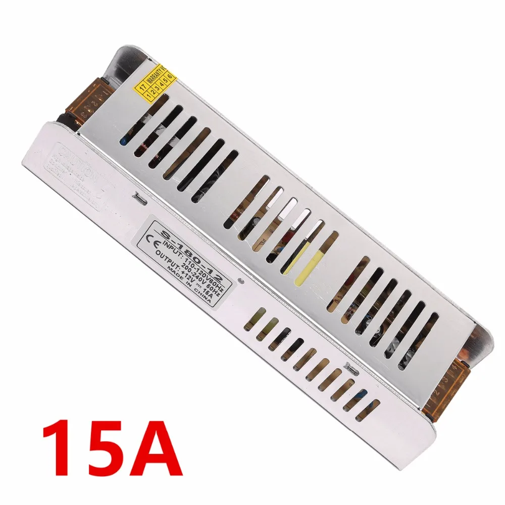 AC 110 V-220 V к DC 12V Трансформаторы освещения 1A 5A 10A 20A 30A Светодиодный драйвер для блок питания светодиодной ленты адаптер