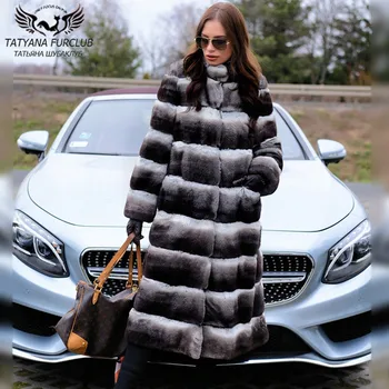 Kaufen Winter Mode Natürliche Rex Kaninchen Pelz Mäntel Für Frauen 2021 Neue Luxus Chinchilla Farbe Echt Rex Kaninchen Pelz Mantel Frau Mäntel