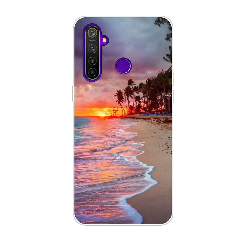 Чехол для OPPO Realme 5 силиконовый мягкий чехол телефона s Pro Realme5 5Pro задняя крышка из