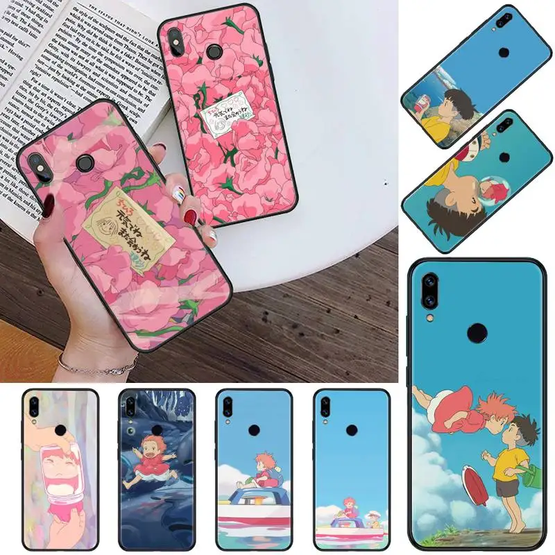 Ponyo on the Cliff Japan anime Customer Phone Case For Xiaomi Redmi Note 4 4x 5 6 7 8 pro S2 PLUS 6A PRO coque shell funda hull | Мобильные