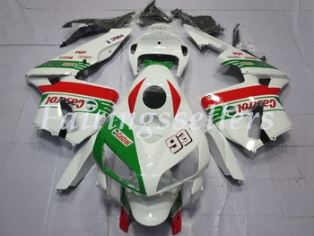 

New ABS Injection Mold motorcycle Fairings Kits 100% Fit For Honda CBR600RR F5 07 08 2007 2008 fairing set Castrol white