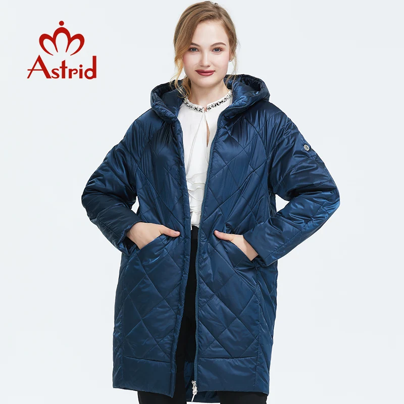 Astrid 2019 Новое поступление осенней женской пуховой куртки верхняя одежда высокого