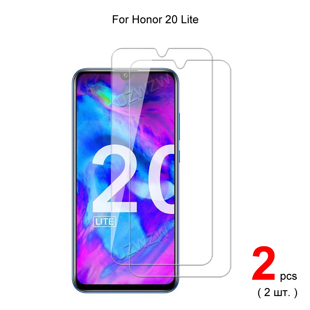 For Honor 20 Lite Tempered Glass Screen Protectors Protective Guard Film HD Clear 9H Hardness 2.5D | Мобильные телефоны и