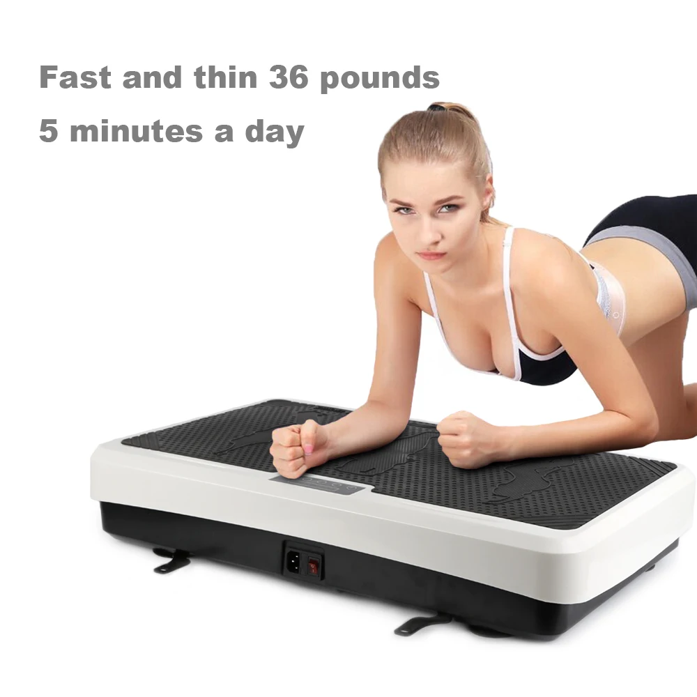 

New Flat Slimming Machine with USB Bluetooth Beauty Kit Tools Lose Weight Machine Power Fit Home Use Lazy Sports EU Plug HWC