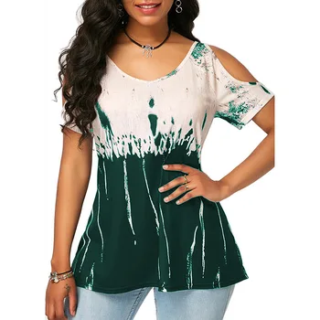 

2020 New Hot Sale Student T-shirt Womens Fashion Harajuku Striped white