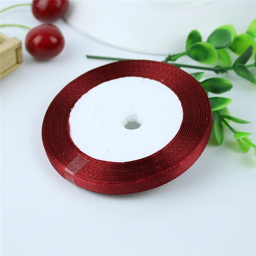 DIY Лента 0,6 см лента подарочная лента Красная лента упаковочная лента посылка - Цвет: 13