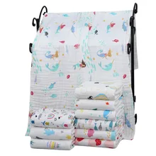 Шестислойное хлопковое банное полотенце высокой плотности газовое детское полотенце с принтом из мультфильма 70*140 детское одеяло