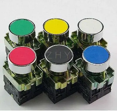 

5Pcs 22mmXB2 Momentary Pushbutton Switch Replaces Telemecanique